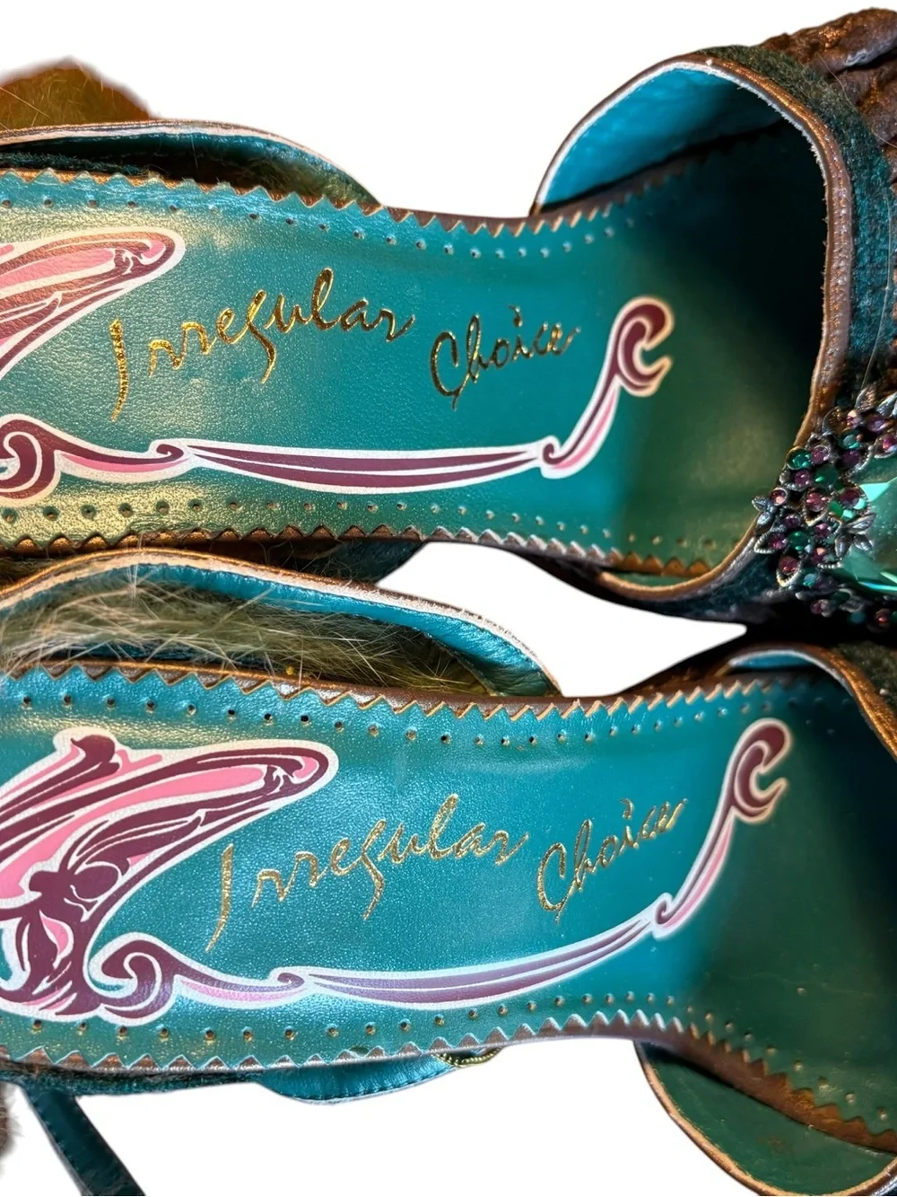 Fantastic Irregular Choice Fringed Heels Size 8 - Picture 7 of 12